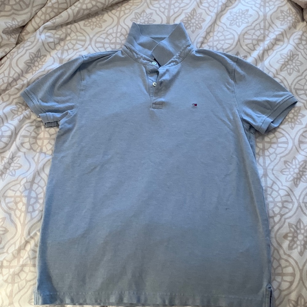 Tommy Hilfiger Mens collared shirt sleeve polo